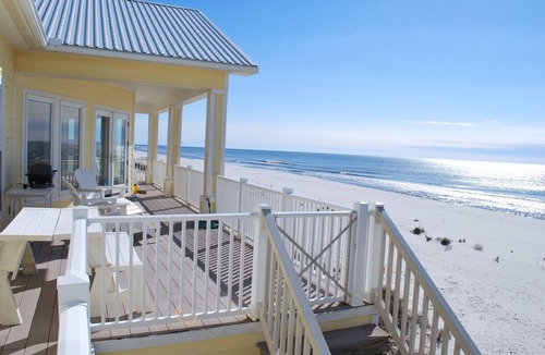Surf Side Shores House | As seen on HGTV's My Lottery Dream Home! Gulf front home 3BR/3BA.