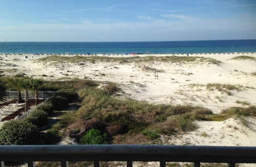 Fort Morgan Condo | Beach Front condo with Amazing Views from Private Balcony