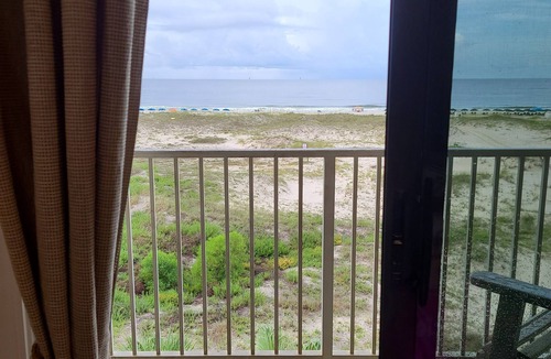 Fort Morgan Condo | Beach Front condo with Amazing Views from Private Balcony