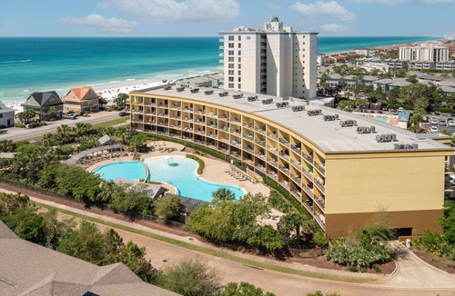 Miramar Beach Condo | Beach Resort 311 - Gulf Views, Heated Pool + Hot Tub, Step to the Beach!