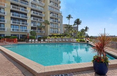 Marco Island Condo | Beachfront 1BR condo with pool, WiFi, and heated outdoor pool.