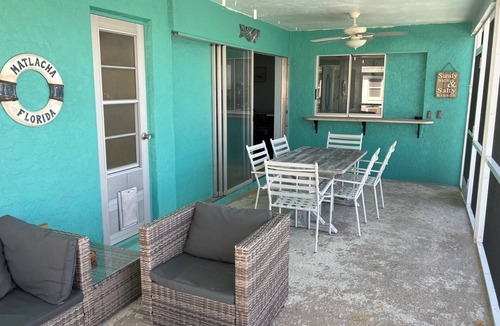 Matlacha House | Beautiful waterfront home, new refinished heated pool, boat dock bikes & kayaks!