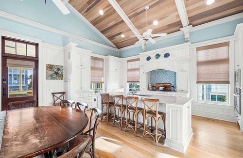 Grayton Beach House | Blue Palmetto: Grayton Beach Retreat With Pool, Elevator, and 6-Passenger Electric Cart