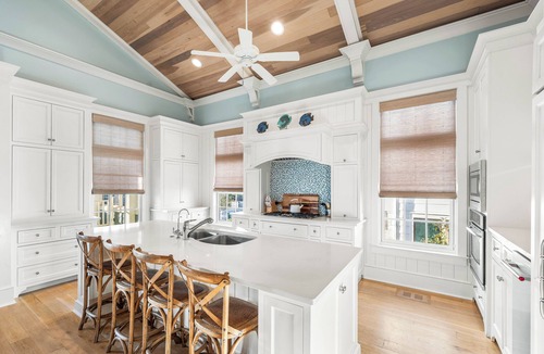 Grayton Beach House | Blue Palmetto: Grayton Beach Retreat With Pool, Elevator, and 6-Passenger Electric Cart