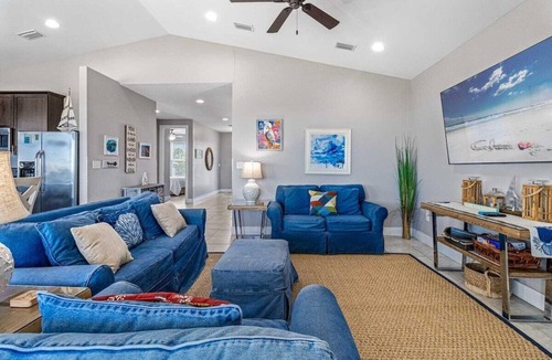 Morgantown House | Blue Pearl Gulf View 4BR/4Bath 2 Pools & Tennis/Pickle ball Courts by Prickett Properties