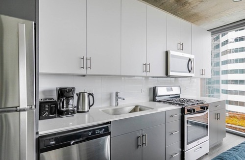 Downtown Chicago Apartment | Blueground | Chicago Loop, rooftop, nr Millennium Park