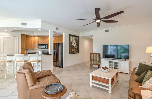 Bonita Shores Condo | Bonita Village #2203, Spiral Staircase to Resort Pool