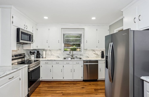 Northeast Pensacola House | Brand New Private Pool | Huge Open Lot |Corn Hole and Volleyball |Convenient to Airport and Shopping