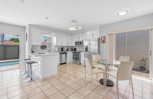Ludlam House | Breezy Palms of South FL: Stylish 3BR Pool retreat near airport & shopping malls
