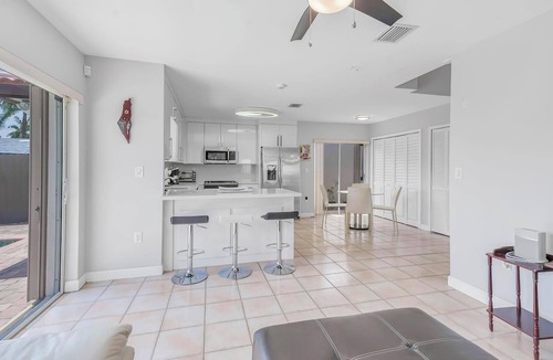 Ludlam House | Breezy Palms of South FL: Stylish 3BR Pool retreat near airport & shopping malls