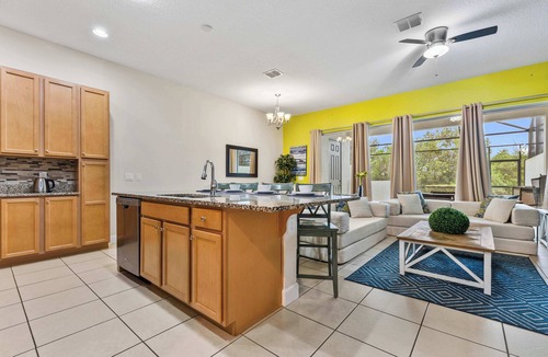 Davenport House | Bright 3B/2.5B townhome at Enclaves at Festival, minutes from Disney & Champions Gate. Private pool, resort amenities, sleeps 8.