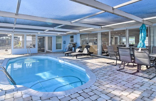 Whitney Beach Cottage | Bright Canalfront House w/ Pool in San Remo Shores