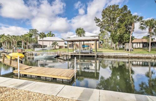 Indian Waters House | Canal-Front Home w/Boat Dock in Crystal River