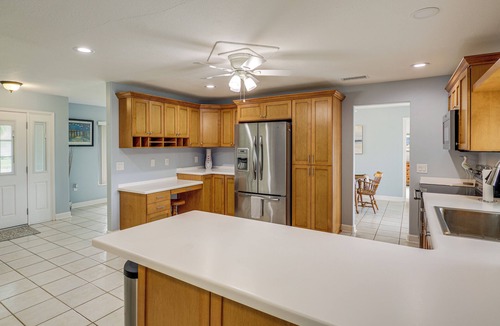 Riviera Isles House | Canal-Front Retreat w/Boat Dock on Merritt Island