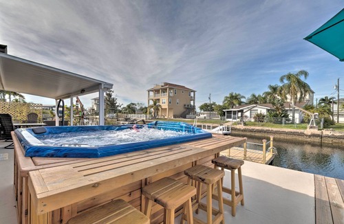 Hudson Beach Estates House | Canalfront Home w/Dock & Access to Gulf of Mexico