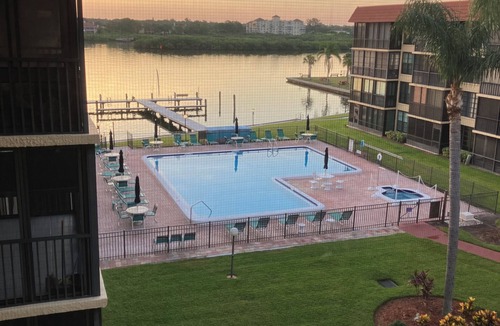Indian Shores Condo | Charming 1+ BR condo with water view in quiet Indian Shores one block from Gulf!