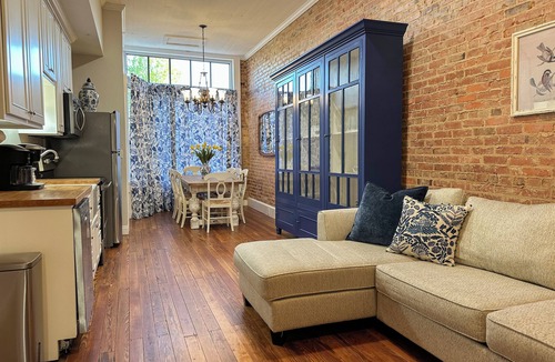 Troy Apartment | Charming 2 BR/2 bath in Historic District - Rent 1 Suite or Both/8-16 people!