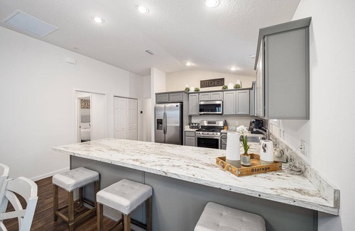 Wildwood Villa | Charming 3 BR 2 Bath Courtyard Villa in The Villages Florida w/1 Gas Golf Cart