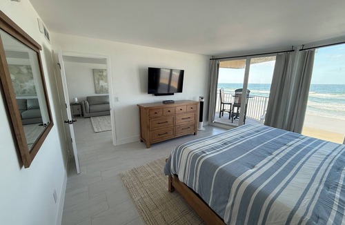 Ocean View Halifax Estates Condo | Charming beachfront condo, Daytona Beach Shores
