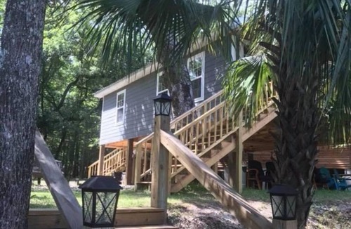 Clarksville Cabin | Charming waterfront barndominium on the beautiful spring-fed Chipola River.