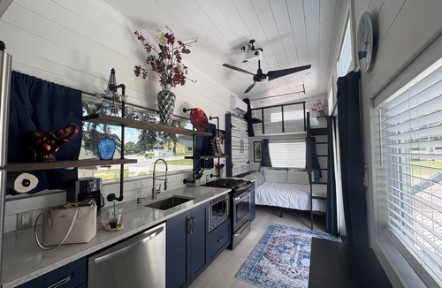 Clermont Villa | Clermont Tiny Home: Main Floor Queen, Lofts & No Pet Fees