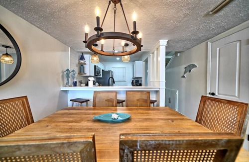 Riviera Beach Villa | Coastal 2BR/1BA Retreat w/Water Views & Fenced Patio in Panama City Beach