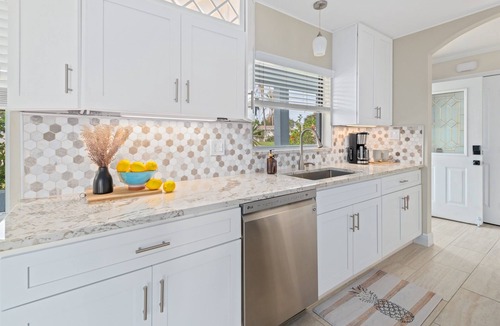 Convair Cove House | Cocoa Beach Waterfront Home with Private Pool and Dock | Rocket Launch Views