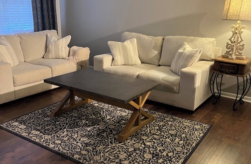 Broken Arrow House | Comfortable Home 3 Bedrooms Near the Rose District Fire Pit + Blackstone Grill