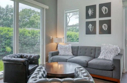 Riverside Heights House | Contemporary Modern Luxury Tampa Home With Rooftop Terrace BRAND NEW pool with spa