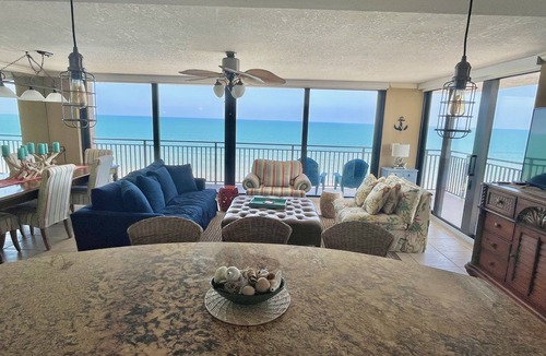 New Smyrna Beach Condo | Corner Oceanfront Penthouse Spectacular Views