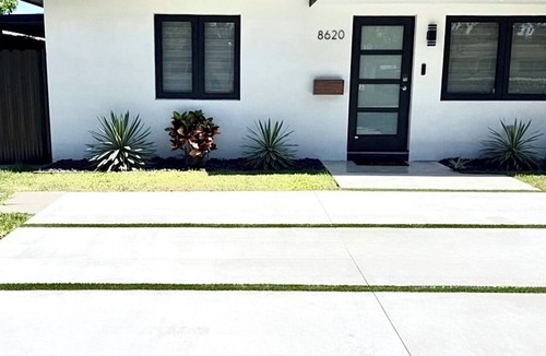 Kendall House | Cozy two bedroom Miami home with private parking at your front door.