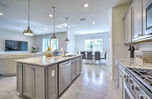 Loughman Villa | Davenport/Orlando Vacation House, Game Room, Water Park Access, Heated Pool.