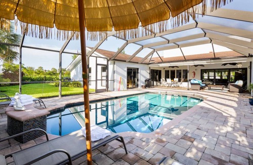 Palm River Estates House | Designer NAPLES home w/POOL, total PRIVACY, near BEACH, SUMMER DISCOUNTS