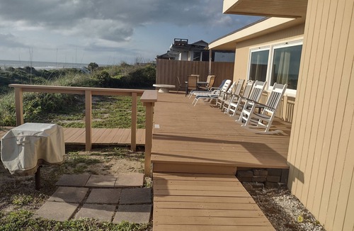 Crescent Beach House | Direct Oceanfront & private, dog friendly, 2BR house, Oct/Nov/Dec availability.