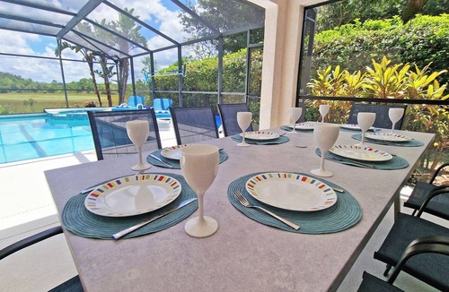 Orange Tree Villa | Disney Area Pool Home with Hot Tub & Game Room