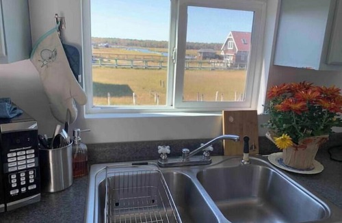 Leeds Point Apartment | Dock side studio with water views ! Quiet and pet friendly.