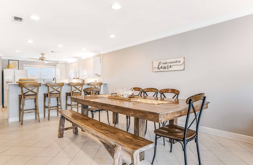 White Sands Condo | Dog-friendly, beachfront dream with a wet bar & two furnished balconies