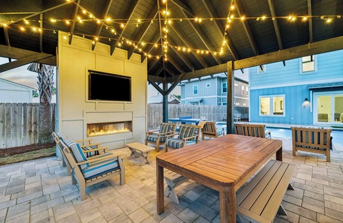 Sunnyside On The Gulf House | Dog-Friendly House with Pool, Pickleball Court, and Putting Green