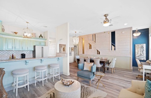 Riviera Beach House | Dreams Come True - Steps to Beach, Gulf Views, Pet Friendly, Pool, Game Room