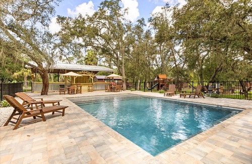 Loughman Cabin | Enchanting Disney Cabin w/new pool, playground & fire pit, surrounded by nature