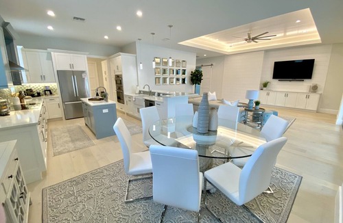 Sun Terrace House | Enjoy a new construction home with heated salt pool close to everything Naples