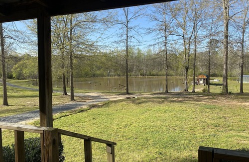 Gordo Cabin | Enjoy our stocked lake and 28 miles to The University of Alabama for football!