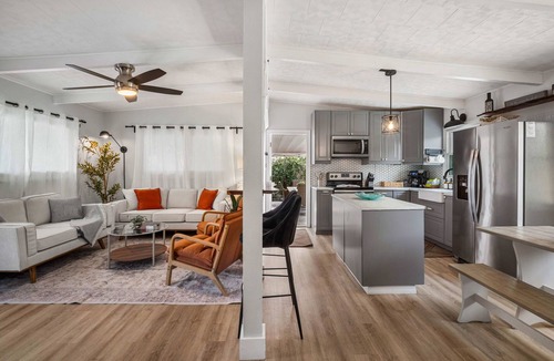 Sun Bay South House | Escape to this stylish Tampa retreat 🌴☀️ This cozy 2BR/1BA getaway features a private heated pool with a rare 6-foot deep end, perfect for relaxing days under the Florida sun.