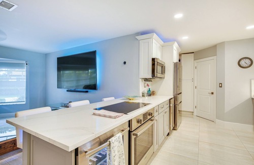 Lighthouse Point House | Furnished Patio + Gas Grill: Deerfield Beach Home