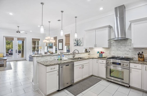 Santa Rosa Beach House | Gulf View Home with Surround Sound, Community Pool and Outdoor Kitchen