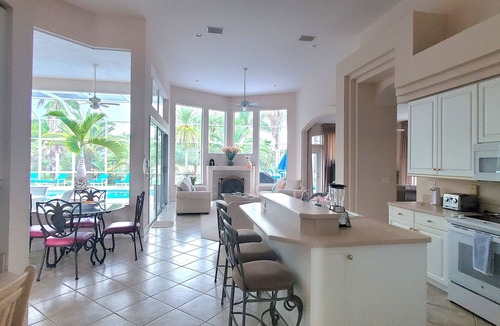 New Smyrna Beach House | Heated Pool, Spa & Gym Near Beach, pets ok Scroll below photos 2 put dates in