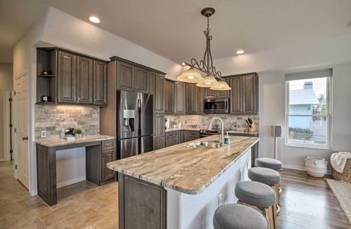 Apollo Beach House | Heated Pool/Spa & Dock: Apollo Beach Home on Canal