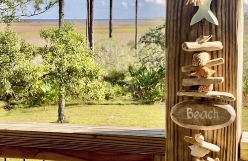 Carrabelle House | Hooked on Bayou? Waterfront! Kayaks, Fishing, Dock, The Views!
