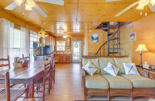 Delta House | Lakefront Delta Cabin Rental with Boat Dock and Deck!