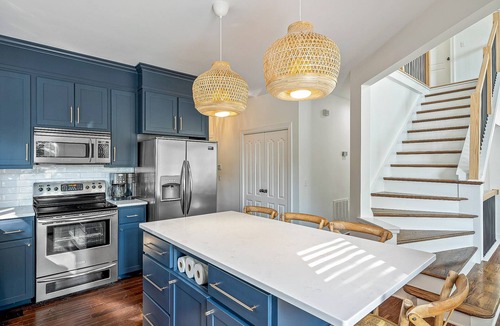 Arley House | Lakefront home with private dock, kayaks/SUP, firepit, decks, & Ping-Pong